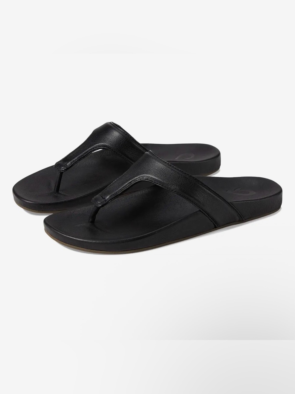 OluKai Kipe‘A Lipi Black Sandal Women's NWT $120 Size 8